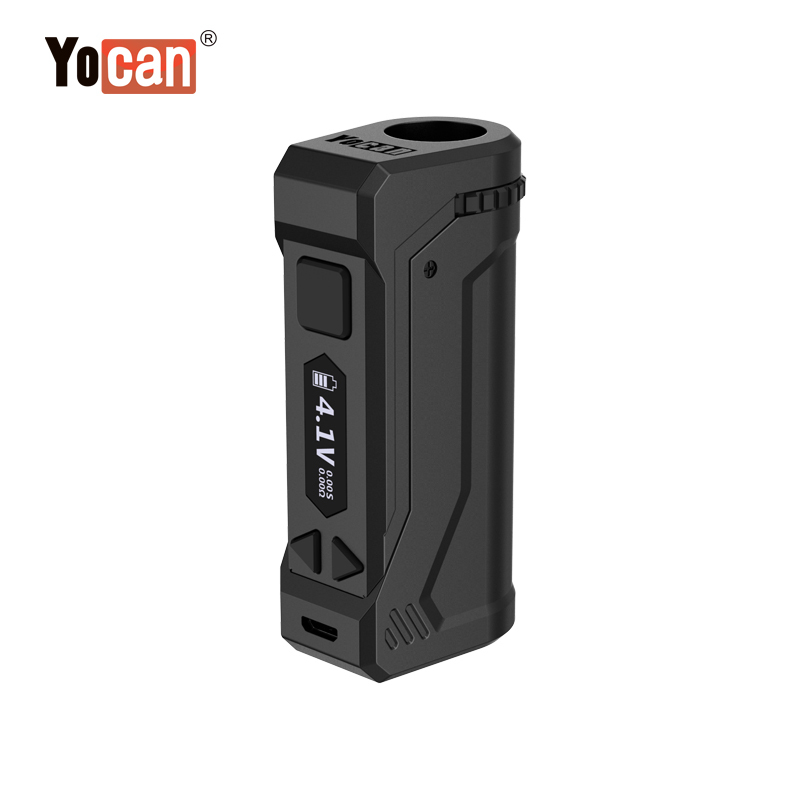 Yocan UNI Pro Box Mod E-cigarette Kits 650mAh Box Mod Variable Voltage Battery With 10 SEC Preheat Function