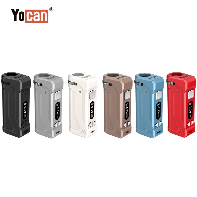 Yocan UNI Pro Box Mod E-cigarette Kits 650mAh Box Mod Variable Voltage Battery With 10 SEC Preheat Function
