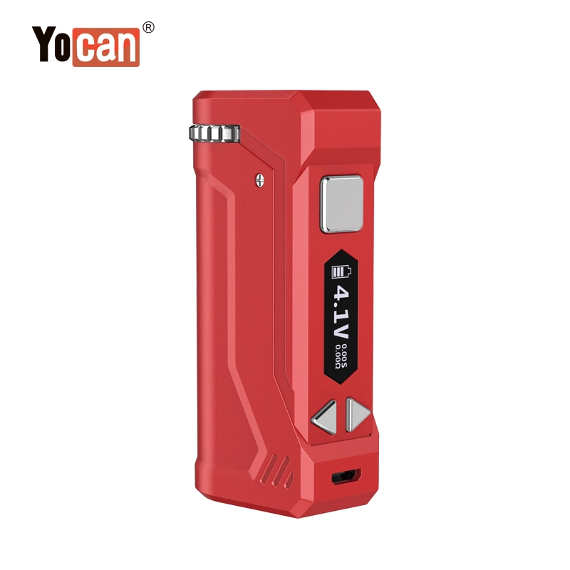 Yocan UNI Pro Box Mod E-cigarette Kits 650mAh Box Mod Variable Voltage Battery With 10 SEC Preheat Function