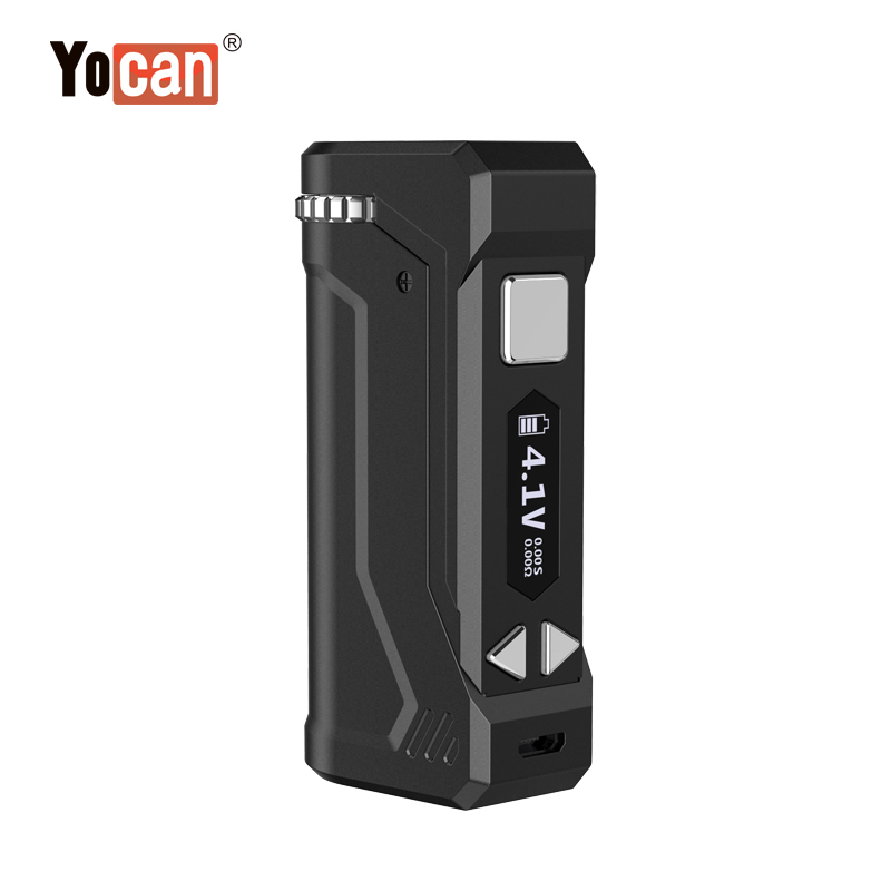 Yocan UNI Pro Box Mod E-cigarette Kits 650mAh Box Mod Variable Voltage Battery With 10 SEC Preheat Function