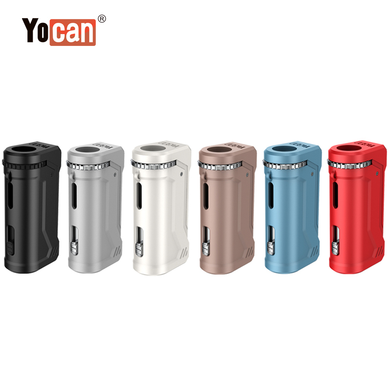 Yocan UNI Pro Box Mod E-cigarette Kits 650mAh Box Mod Variable Voltage Battery With 10 SEC Preheat Function