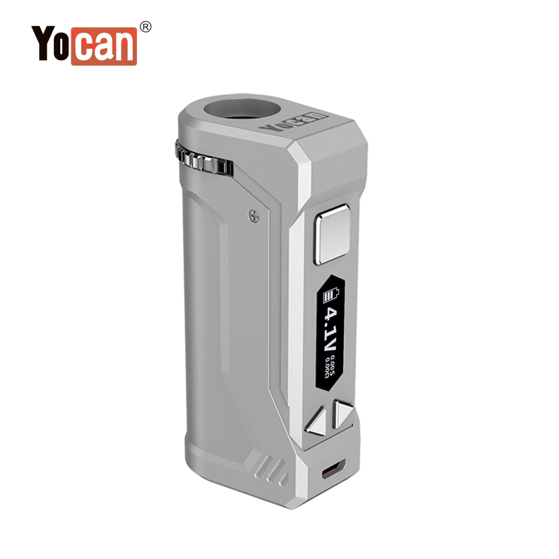 Yocan UNI Pro Box Mod E-cigarette Kits 650mAh Box Mod Variable Voltage Battery With 10 SEC Preheat Function