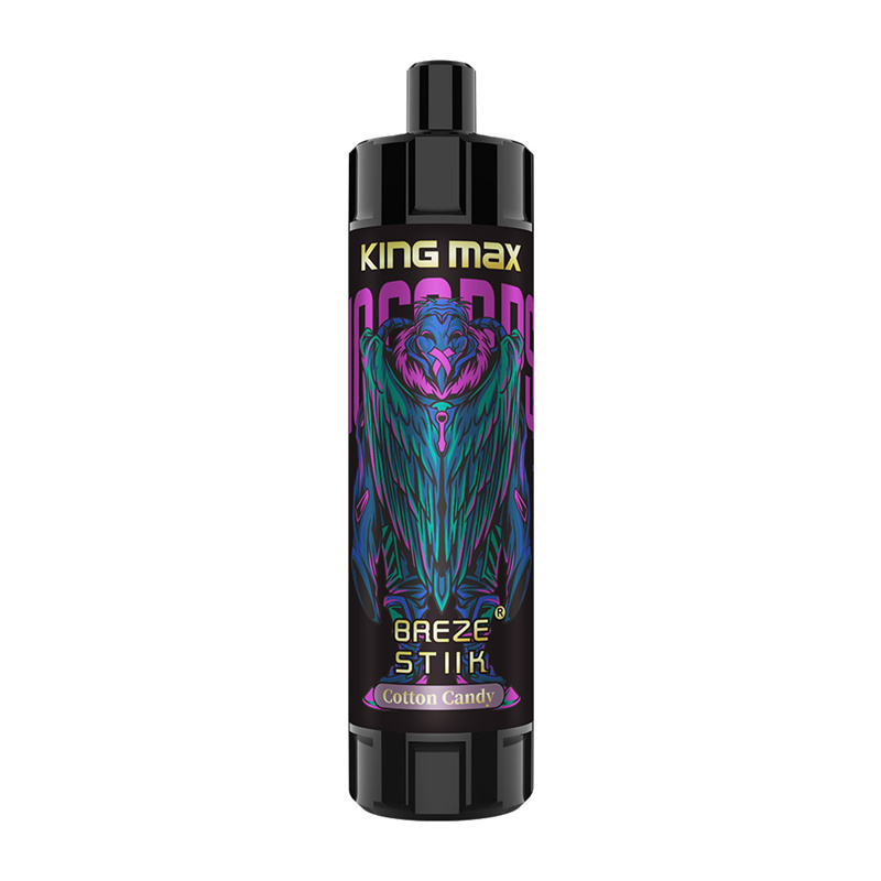 Breze Stiik Kingmax 10000 Puffs Vape Disposable Electronic Cigarettes Puff 10k 0% 1% 20ml Prefilled Pod Mesh Coil Sub-ohm Adjustable Airflow 850mah Rechargeable Battery Pen
