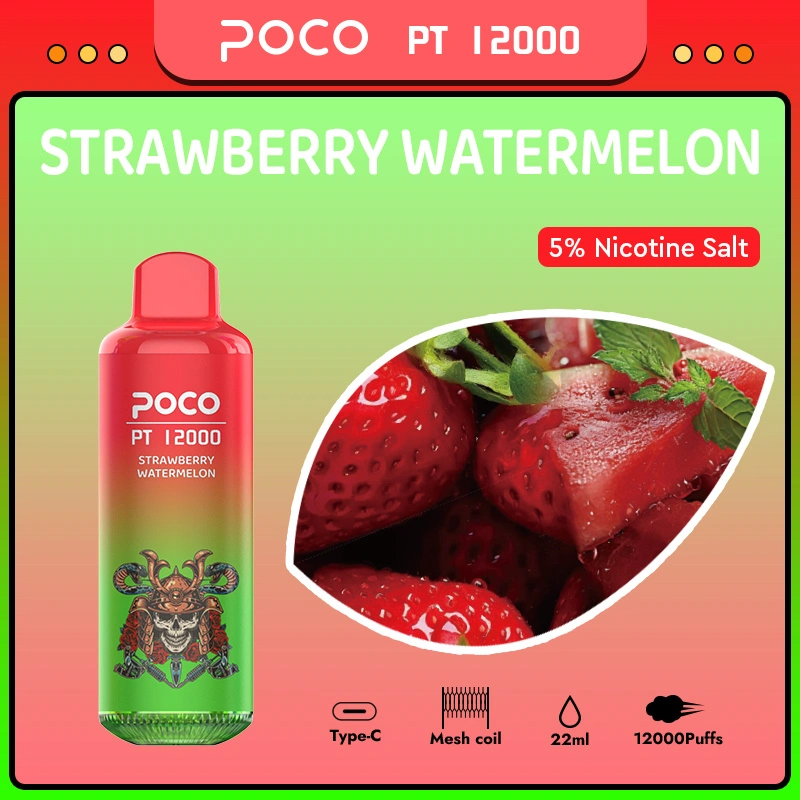 EU Warehouse Poco PT12000 Puffs Electronic Cigarette Disposable Vape Pod Puff 12k Minimum Order 50pcs