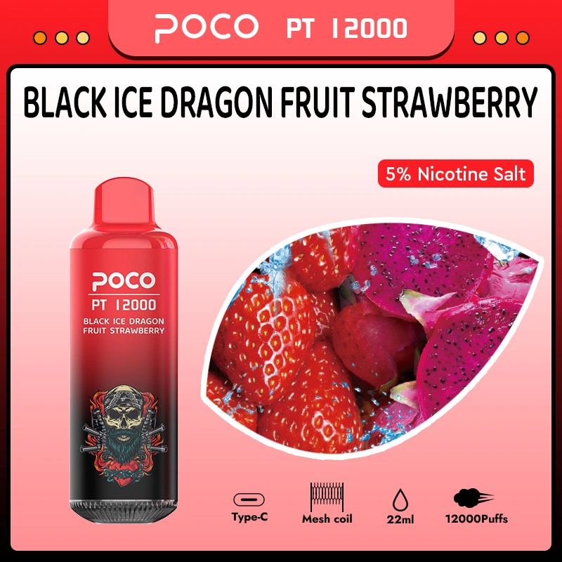EU Warehouse Poco PT12000 Puffs Electronic Cigarette Disposable Vape Pod Puff 12k Minimum Order 50pcs