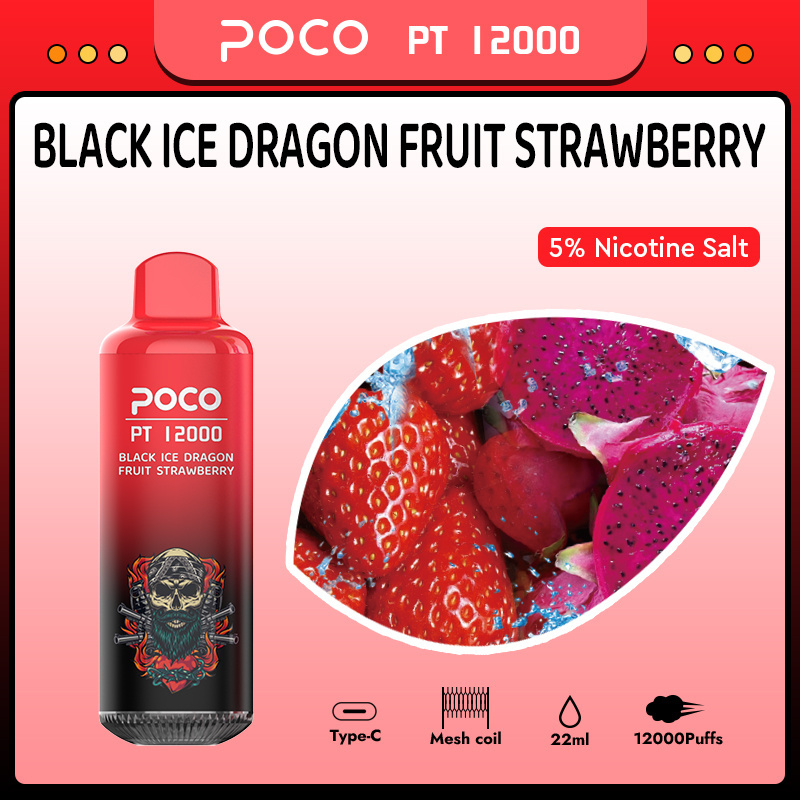 EU Warehouse Poco PT12000 Puffs Electronic Cigarette Disposable Vape Pod Puff 12k Minimum Order 50pcs