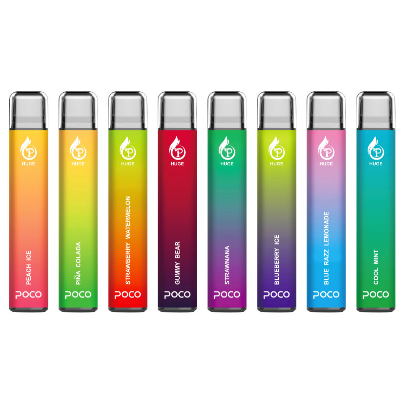 EU USA Warehouse Poco Huge 5000 Puffs Electronic Cigarette Wholesale Disposable Vape 15 ML Mesh Coil Pod 950mah Rechargeable Vapor Pen