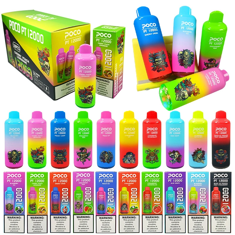 EU Warehouse Poco PT12000 Puffs Electronic Cigarette Disposable Vape Pod Puff 12k Minimum Order 50pcs