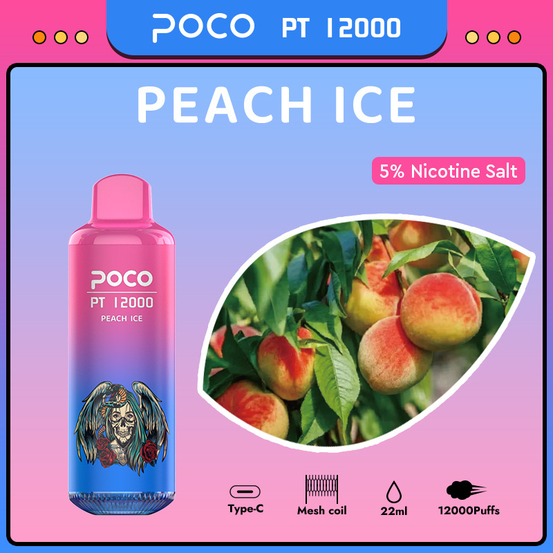 EU Warehouse Poco PT12000 Puffs Electronic Cigarette Disposable Vape Pod Puff 12k Minimum Order 50pcs