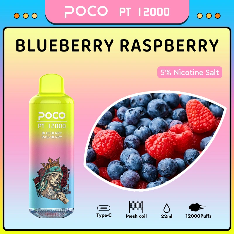 EU Warehouse Poco PT12000 Puffs Electronic Cigarette Disposable Vape Pod Puff 12k Minimum Order 50pcs
