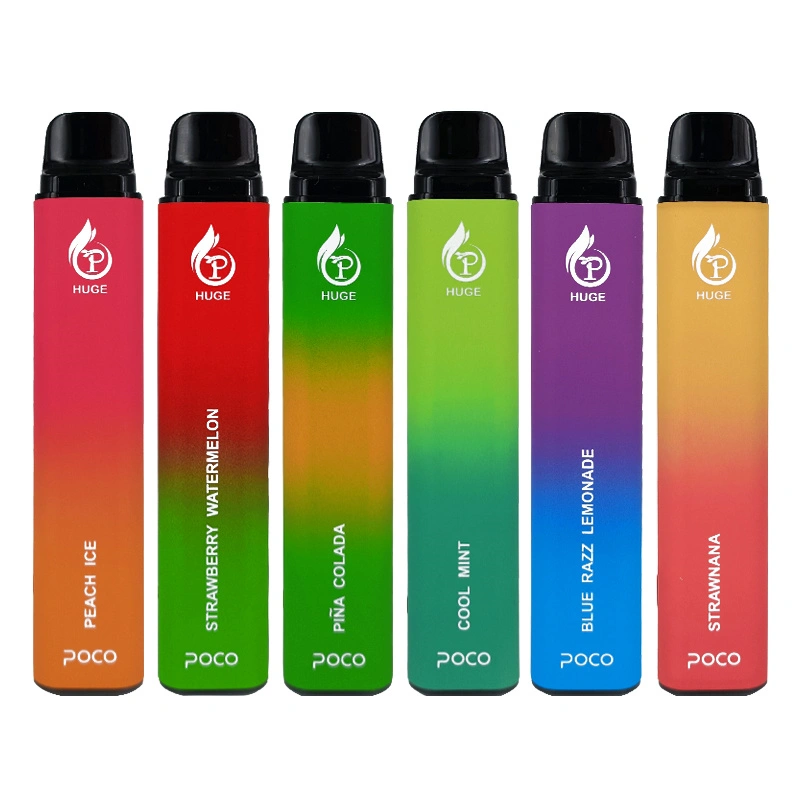 EU USA Warehouse Poco Huge 5000 Puffs Electronic Cigarette Wholesale Disposable Vape 15 ML Mesh Coil Pod 950mah Rechargeable Vapor Pen