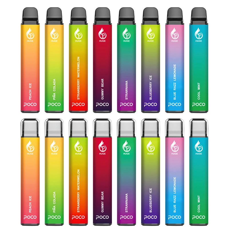 EU USA Warehouse Poco Huge 5000 Puffs Electronic Cigarette Wholesale Disposable Vape 15 ML Mesh Coil Pod 950mah Rechargeable Vapor Pen