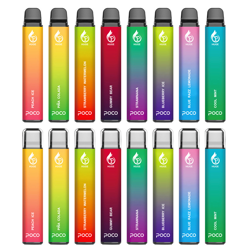 EU USA Warehouse Poco Huge 5000 Puffs Electronic Cigarette Wholesale Disposable Vape 15 ML Mesh Coil Pod 950mah Rechargeable Vapor Pen