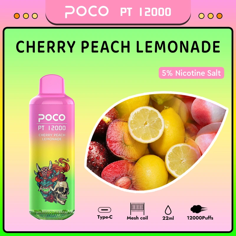 EU Warehouse Poco PT12000 Puffs Electronic Cigarette Disposable Vape Pod Puff 12k Minimum Order 50pcs