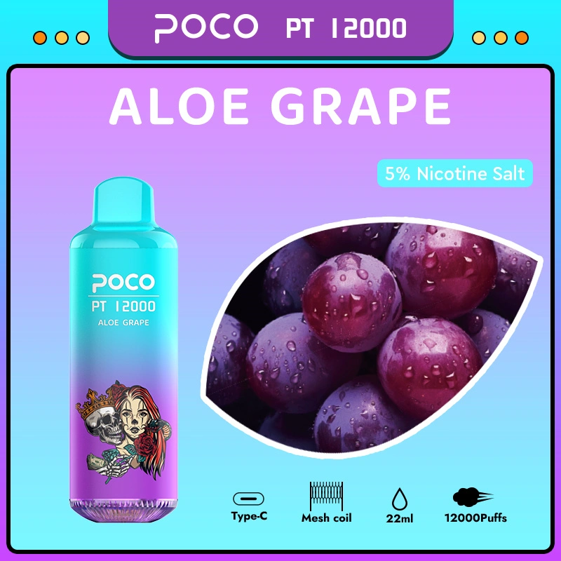 EU Warehouse Poco PT12000 Puffs Electronic Cigarette Disposable Vape Pod Puff 12k Minimum Order 50pcs