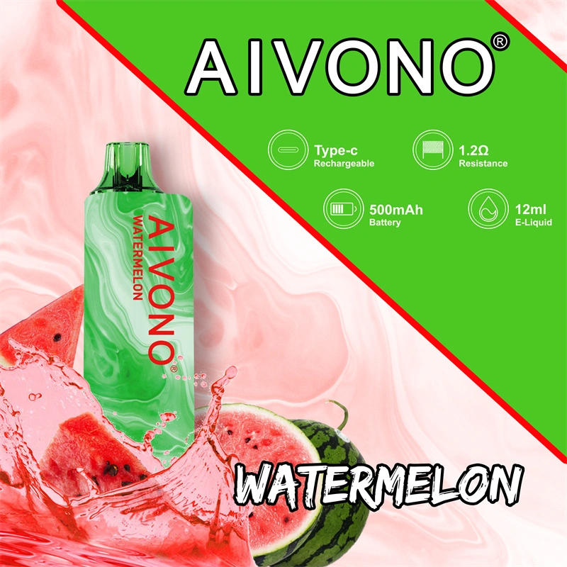 Aivono Aim Gun 7000 Puffs Vape Disposable Wholesale Electronic Cigarettes Puff 7k 0% 2% 3% 5% 12ml Pod 1.2ΩMesh Coil 500mah Rechargeable Battery Pen