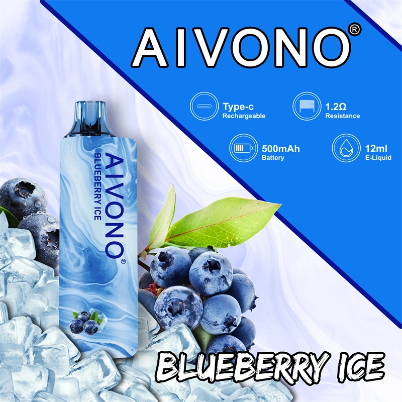 Aivono Aim Gun 7000 Puffs Vape Disposable Wholesale Electronic Cigarettes Puff 7k 0% 2% 3% 5% 12ml Pod 1.2ΩMesh Coil 500mah Rechargeable Battery Pen