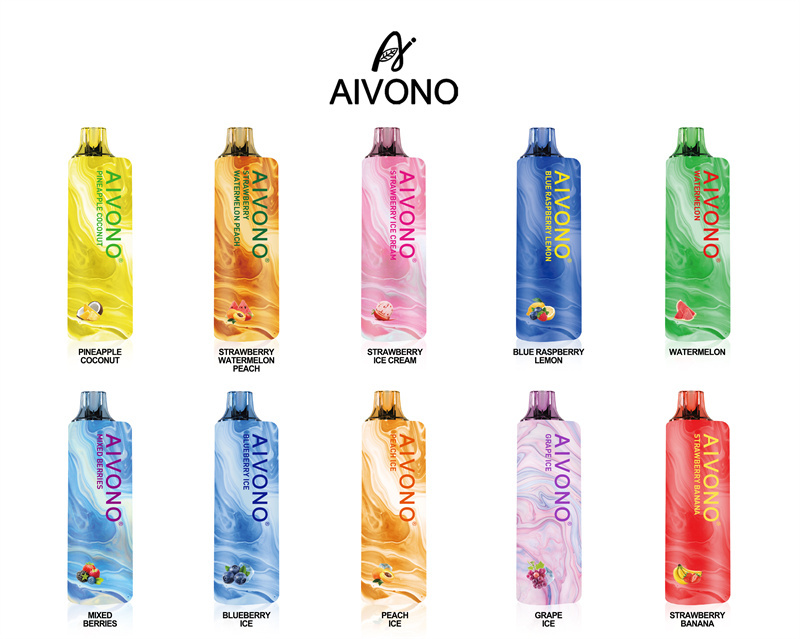 Aivono Aim Gun 7000 Puffs Vape Disposable Wholesale Electronic Cigarettes Puff 7k 0% 2% 3% 5% 12ml Pod 1.2ΩMesh Coil 500mah Rechargeable Battery Pen