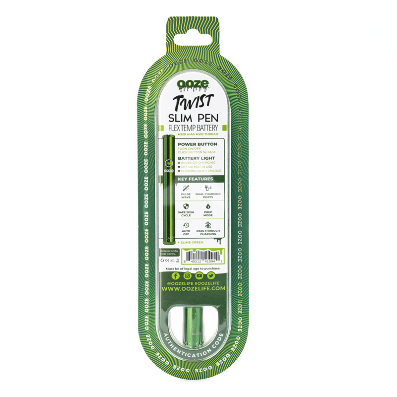 Ooze Twist Slim Pen 2.0 320 mAh Flex Temp Battery