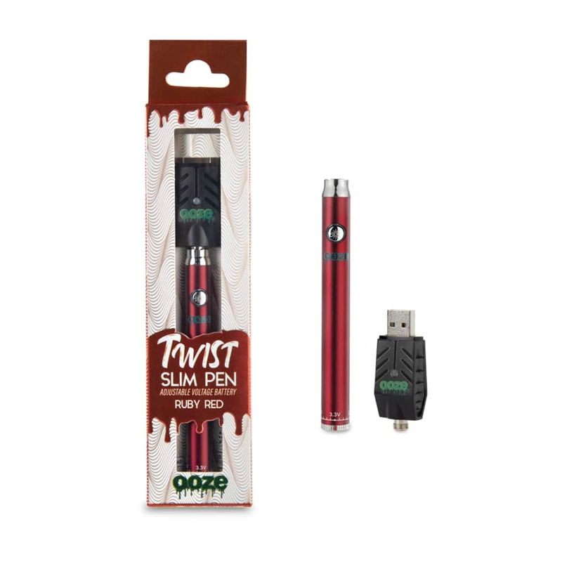 Ooze Twist Slim Pen 320 mAh Flex Temp Battery Preheat 510 Thread