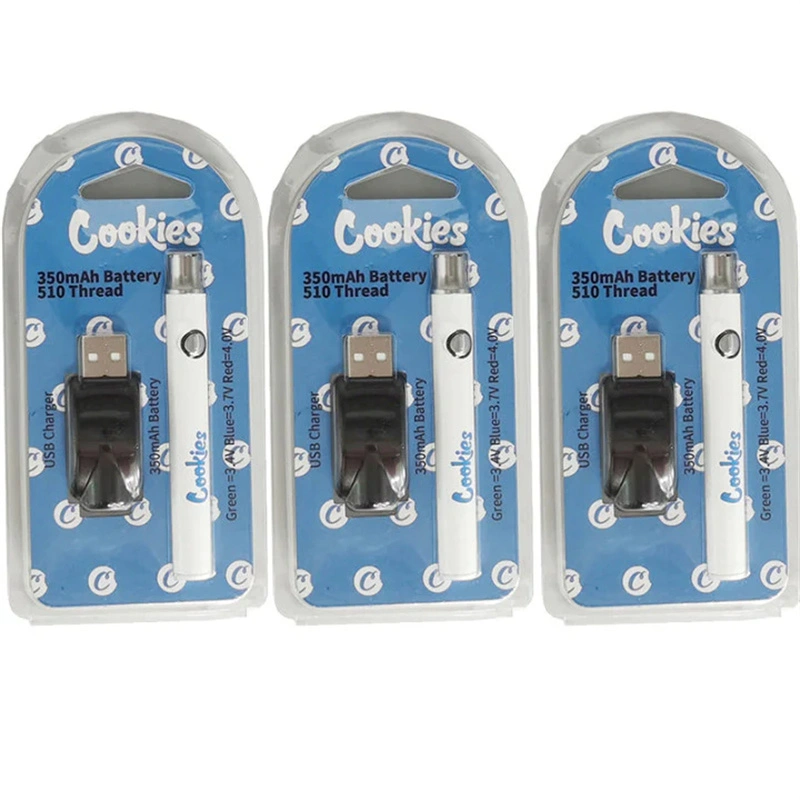 Cookies 350 mAh Preheating Battery Adjustable Voltage With USB Charger Fit For 510 Thread