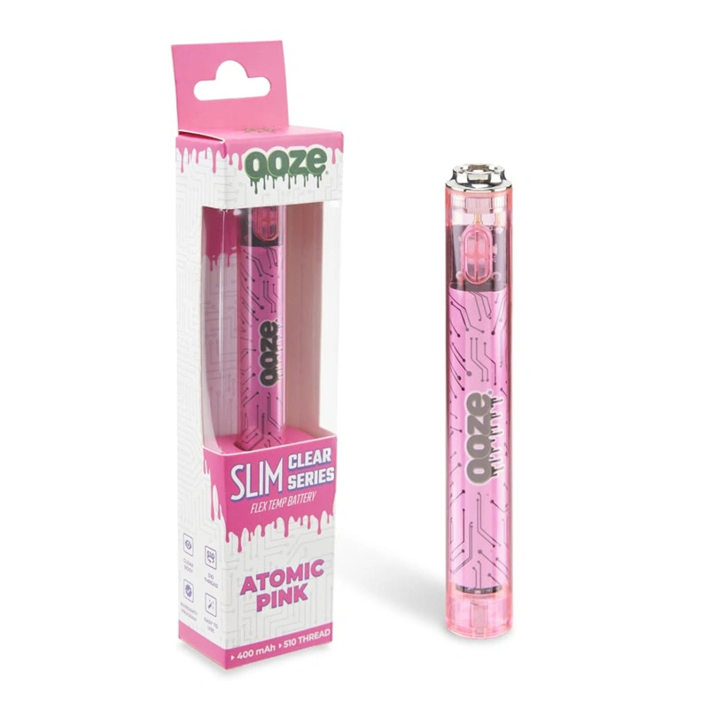 Ooze Slim Clear Series Transparent 510 Vape Battery