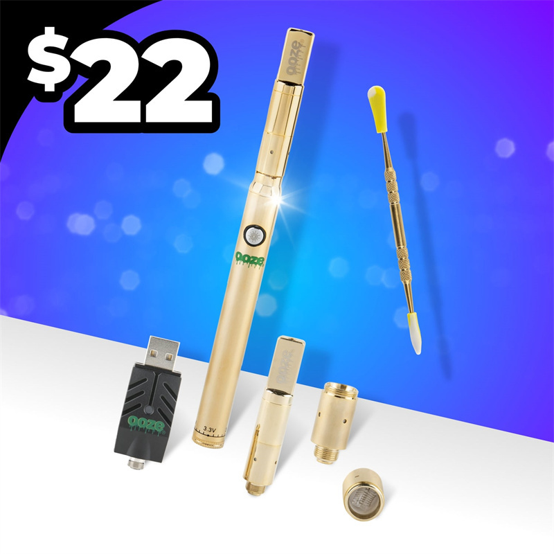 Ooze Slim Twist Pro 510 Thread Battery + Atomizer Kit