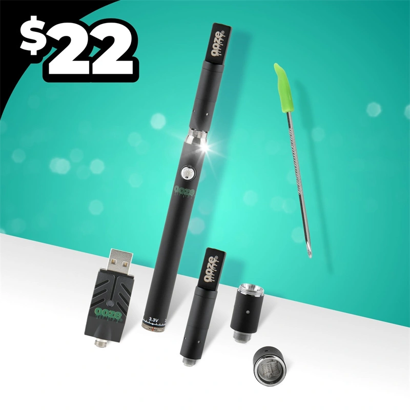 Ooze Slim Twist Pro 510 Thread Battery + Atomizer Kit