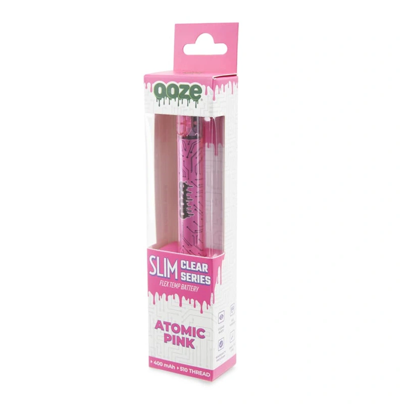 Ooze Slim Clear Series Transparent 510 Vape Battery