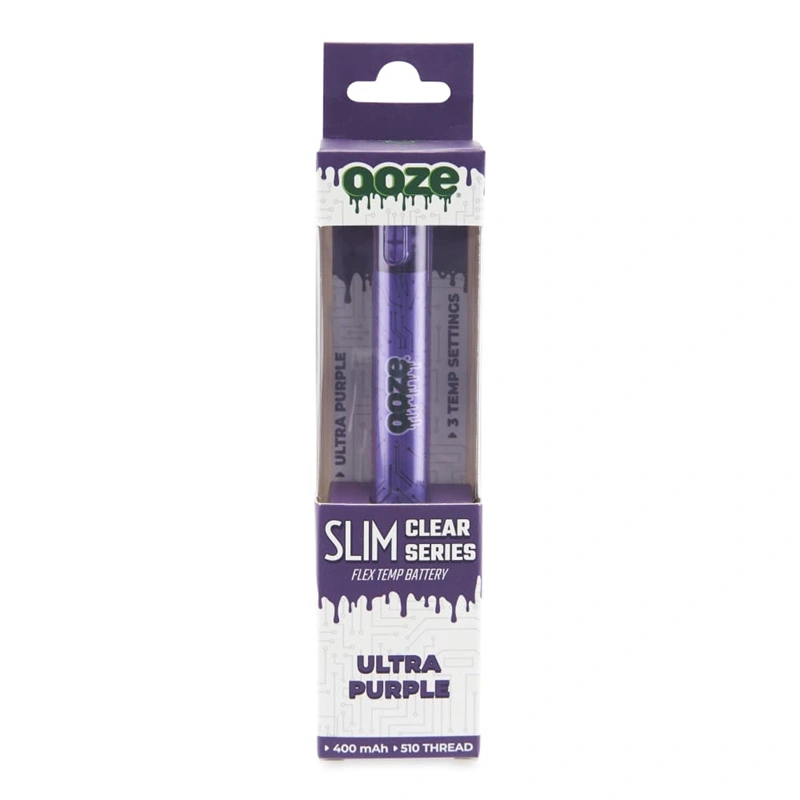 Ooze Slim Clear Series Transparent 510 Vape Battery