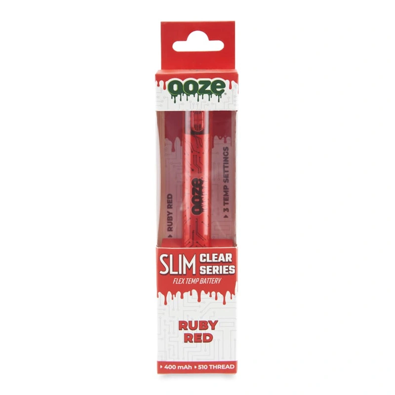 Ooze Slim Clear Series Transparent 510 Vape Battery