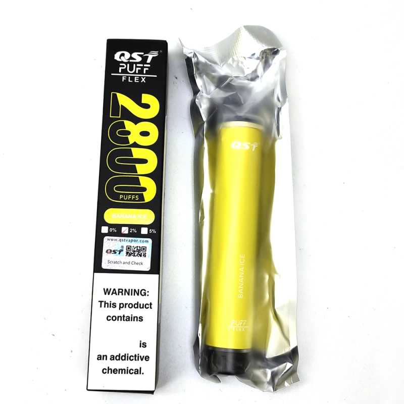 QST Puff Flex 2800 Puffs Vape Disposable Wholesale Electronic Cigarettes 0% 2% 3% 5% 8 ml Pod 850mah Battery Pen Minimum Order 100pcs