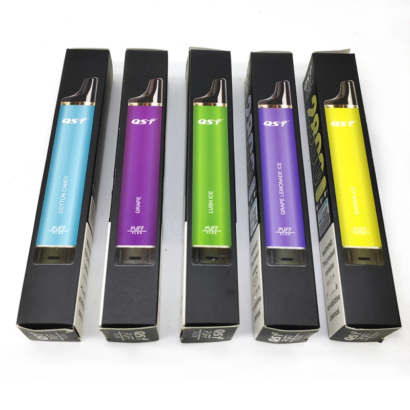 QST Puff Flex 2800 Puffs Vape Disposable Wholesale Electronic Cigarettes 0% 2% 3% 5% 8 ml Pod 850mah Battery Pen