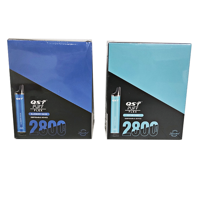 QST Puff Flex 2800 Puffs Vape Disposable Wholesale Electronic Cigarettes 0% 2% 3% 5% 8 ml Pod 850mah Battery Pen