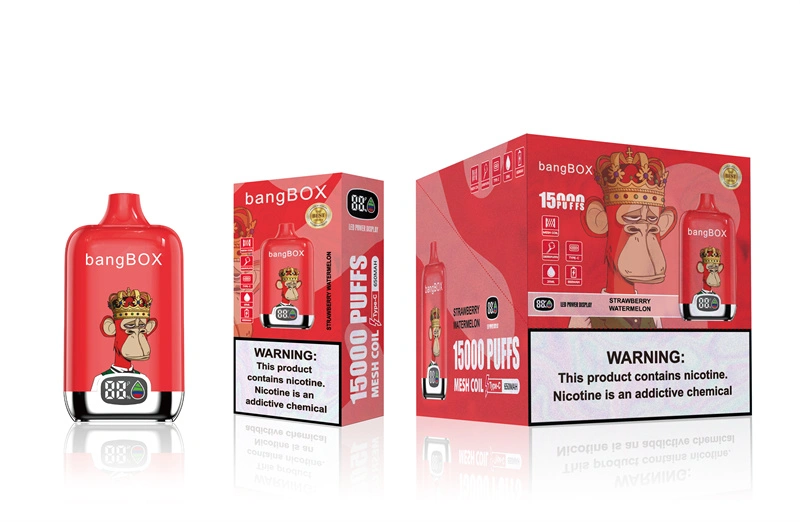 Bang Box 15000 Puffs Smart Screen Disposable E Cigarettes Vape Puff 15k 0% 2% 3% 5% 25ml Prefilled Pod Mesh Coil 650mah Rechargeable Pen