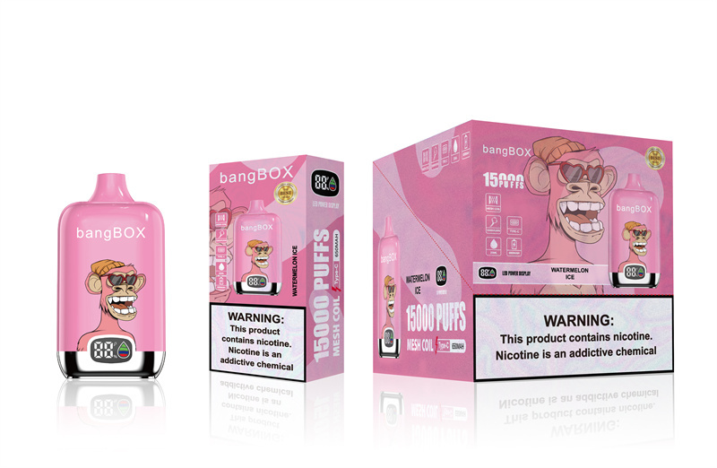 Bang Box 15000 Puffs Smart Screen Disposable E Cigarettes Vape Puff 15k 0% 2% 3% 5% 25ml Prefilled Pod Mesh Coil 650mah Rechargeable Pen