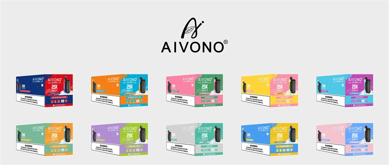 Aivono Aim Boom 25000 Puffs Smart Screen Vape Disposable Wholesale Electronic Cigarettes Puff 25k 0% 2% 3% 5% 28ml Pod Mesh Coil Star Flexible Screen 650mah Rechargeable Battery Adjustable Airflow Pen