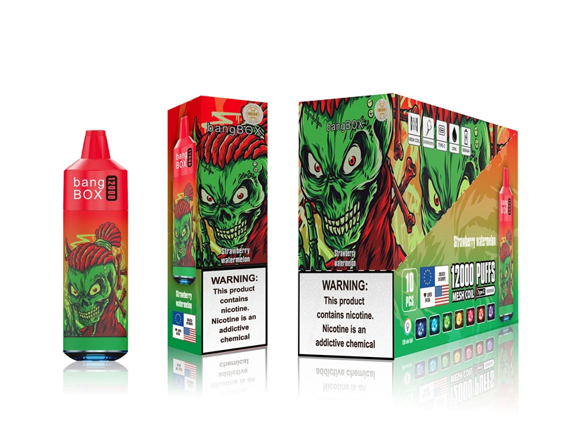 Bang Box 12000 Puffs Disposable E Cigarettes Vape Puff 12k 0% 2% 3% 5% 20ml Prefilled Pod Mesh Coil 650mah Rechargeable Battery Pen Vaper Device