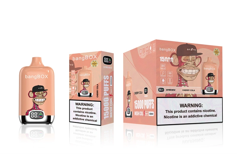 Bang Box 15000 Puffs Smart Screen Disposable E Cigarettes Vape Puff 15k 0% 2% 3% 5% 25ml Prefilled Pod Mesh Coil 650mah Rechargeable Pen