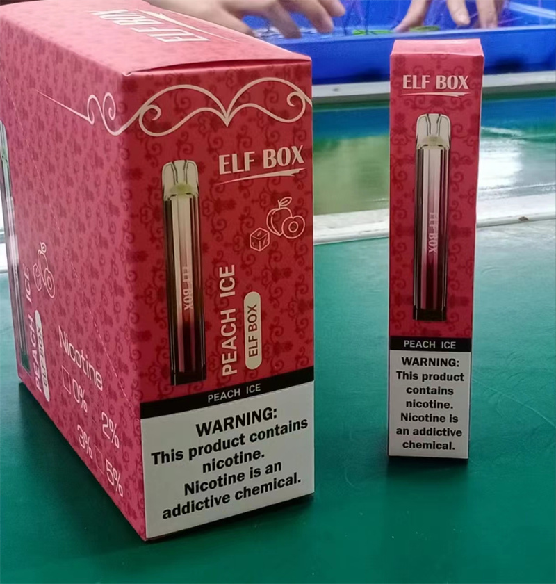 Elf Box 600 Puffs Disposable Vape Electronic Cigarette 2ML Pod Crystal Puff 600
