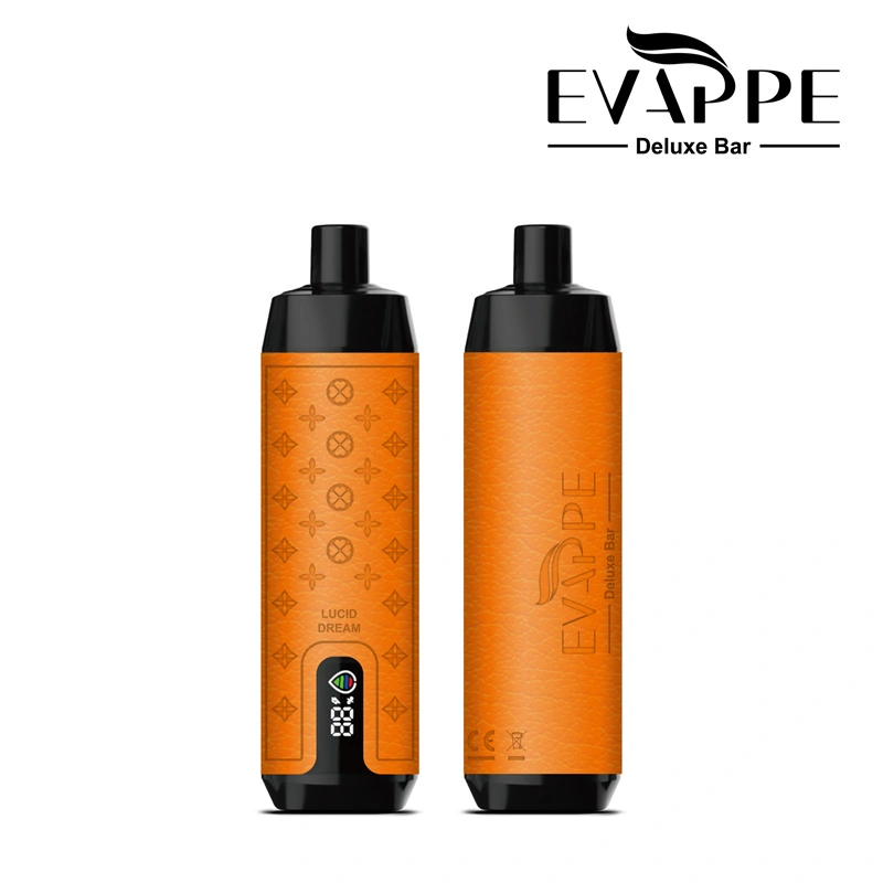 Aivono Evappe Deluxe Bar 18000 Puffs LED Screen Wholesale Disposable Vape Pen Electronic Cigarette Puff 18k DTL Adjustable Airflow Lung Suction
