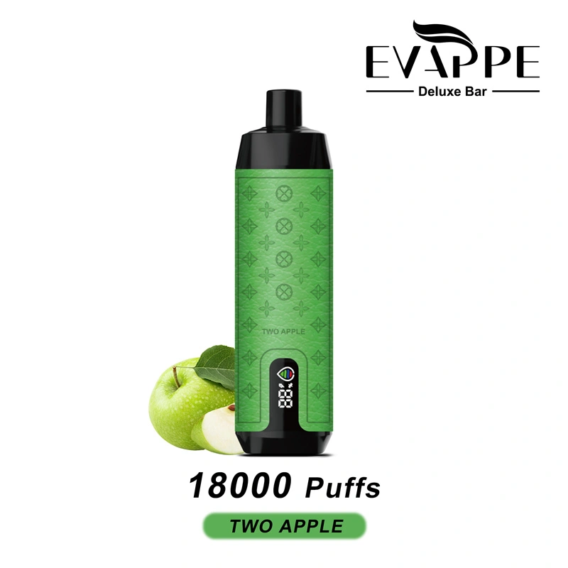 Aivono Evappe Deluxe Bar 18000 Puffs LED Screen Wholesale Disposable Vape Pen Electronic Cigarette Puff 18k DTL Adjustable Airflow Lung Suction