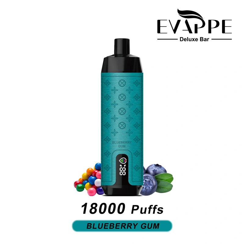 Aivono Evappe Deluxe Bar 18000 Puffs LED Screen Wholesale Disposable Vape Pen Electronic Cigarette Puff 18k DTL Adjustable Airflow Lung Suction