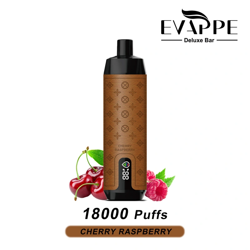 Aivono Evappe Deluxe Bar 18000 Puffs LED Screen Wholesale Disposable Vape Pen Electronic Cigarette Puff 18k DTL Adjustable Airflow Lung Suction