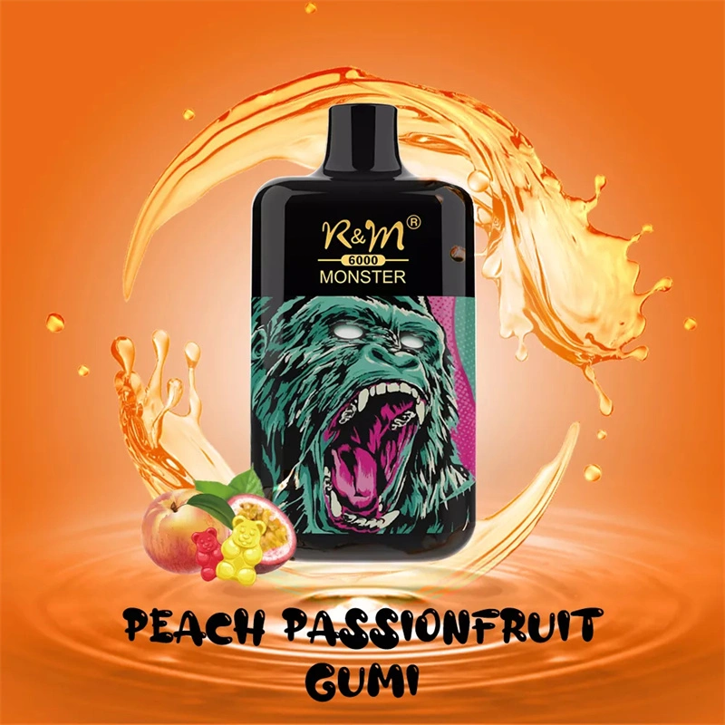 R&M Monster 6000 Puffs WholesaleI Vape Disposable Electronic Cigarette 13ml E liquid Rechargable Battery Pen Minimum Order 500pcs