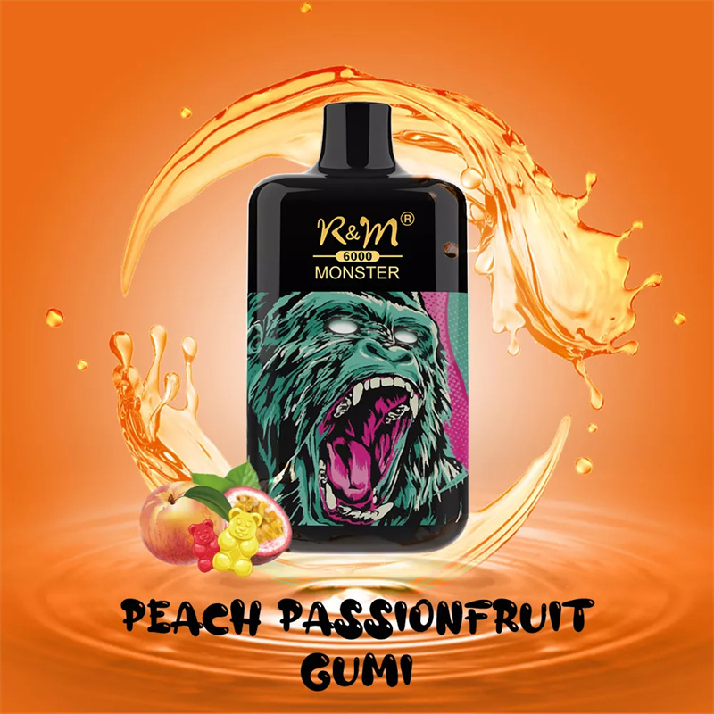 R&M Monster 6000 Puffs WholesaleI Vape Disposable Electronic Cigarette 13ml E liquid Rechargable Battery Pen Minimum Order 500pcs