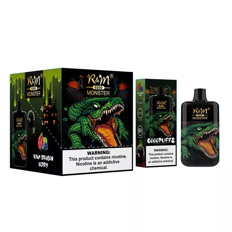 R&M Monster 6000 Puffs Wholesale Disposable I Vape Pen Electronic Cigarette 13ml E liquid Rechargable Battery