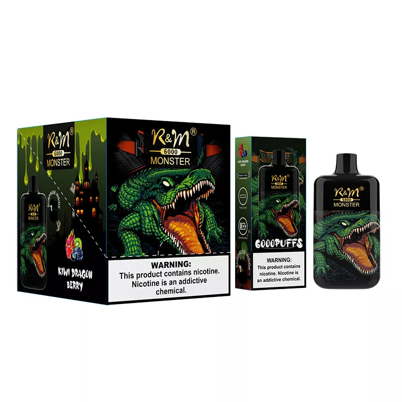 R&M Monster 6000 Puffs Wholesale Disposable I Vape Pen Electronic Cigarette 13ml E liquid Rechargable Battery