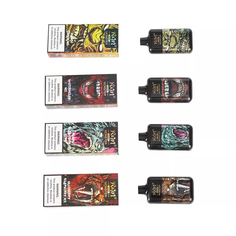 R&M Monster 6000 Puffs Wholesale Disposable I Vape Pen Electronic Cigarette 13ml E liquid Rechargable Battery