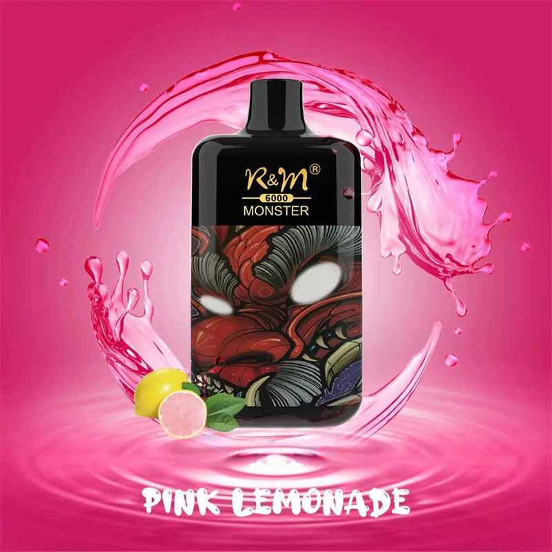 R&M Monster 6000 Puffs WholesaleI Vape Disposable Electronic Cigarette 13ml E liquid Rechargable Battery Pen Minimum Order 500pcs